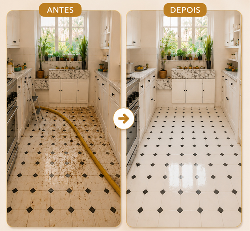 Anets e depois de cozinha